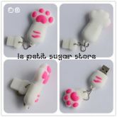 Pen drive patinha branca 8gb