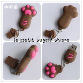 Pen Drive Patinha Marrom 8gb